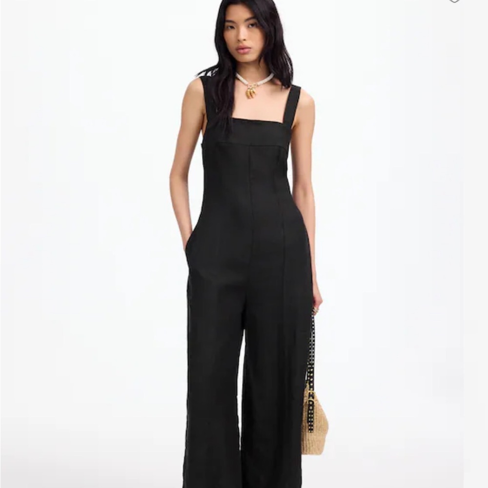 Madewell Velvet Sleeveless Jumpsuit